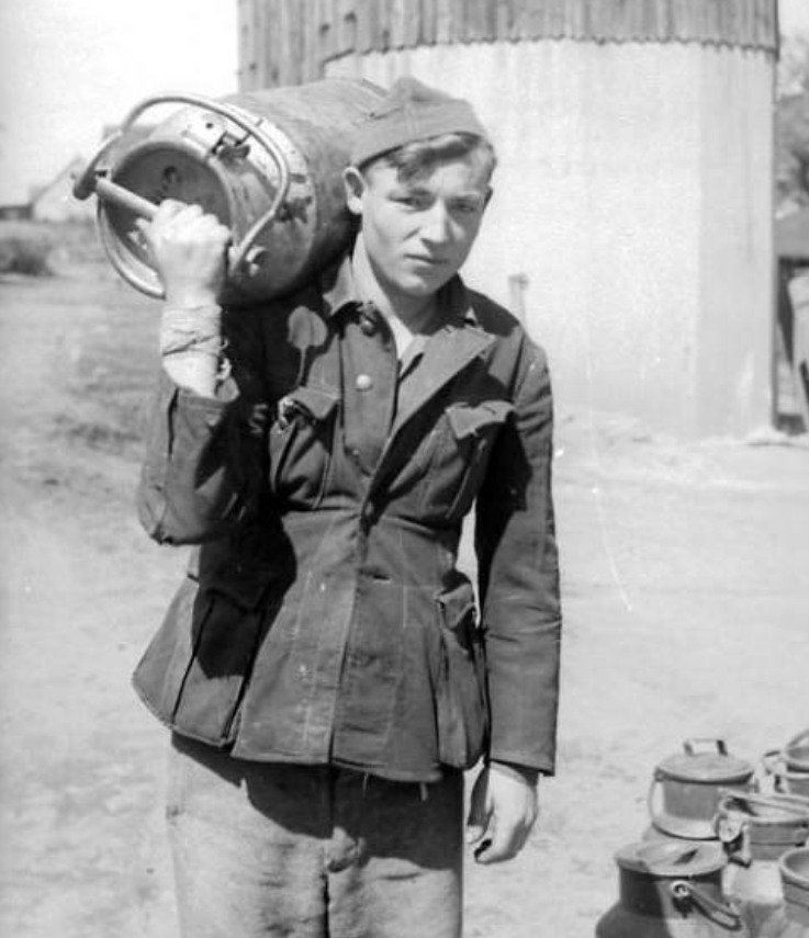 Reference photograph for Worth It - Hiwi with milk canisters